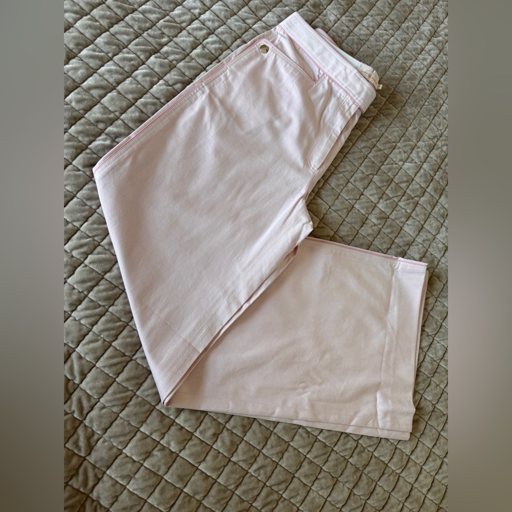 Tory Burch Blush Pink High‎ Rise Tailored Pants Size 4 Preppy Country Club